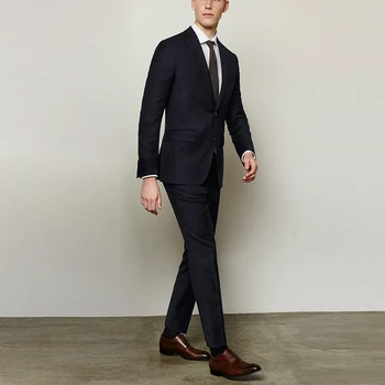 

Black Men's Business Suit Grooms Suit Wedding Suit Custom Suit New Mens Fashion Slim Suit Casual 2Pcs (Jacket+Pants) Best 2018