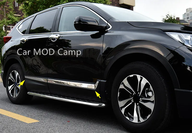 Для Honda CRV CR-V Fifth Gen ABS хром автомобильный корпус литье украшение крышка отделка 6 шт. автомобильный Стайлинг