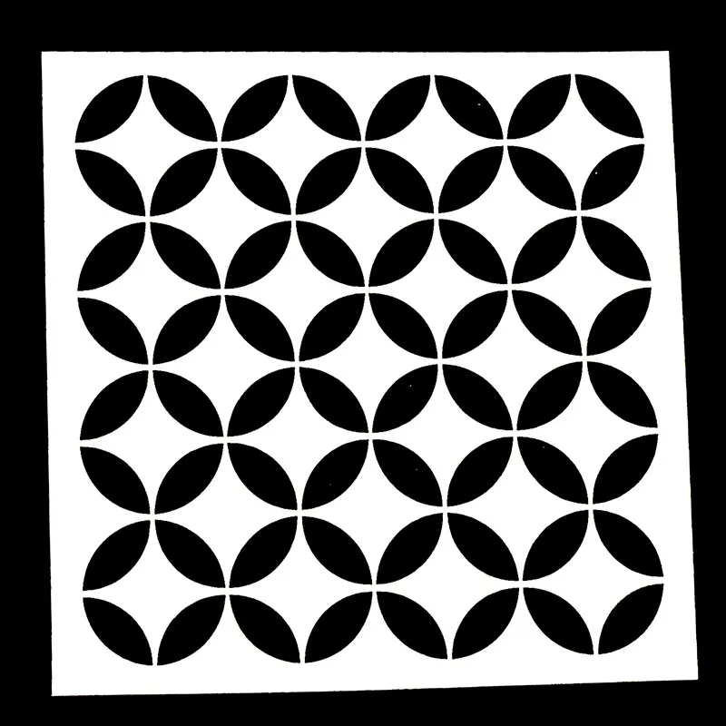 1 шт. многоразовый трафарет круглой формы для рисования|stencil craft|diy craft stencilscraft stencils