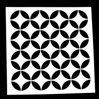 

1PC Mixed Round Shaped Reusable Stencil Airbrush Painting Art DIY Home Decor Scrap booking Album Crafts