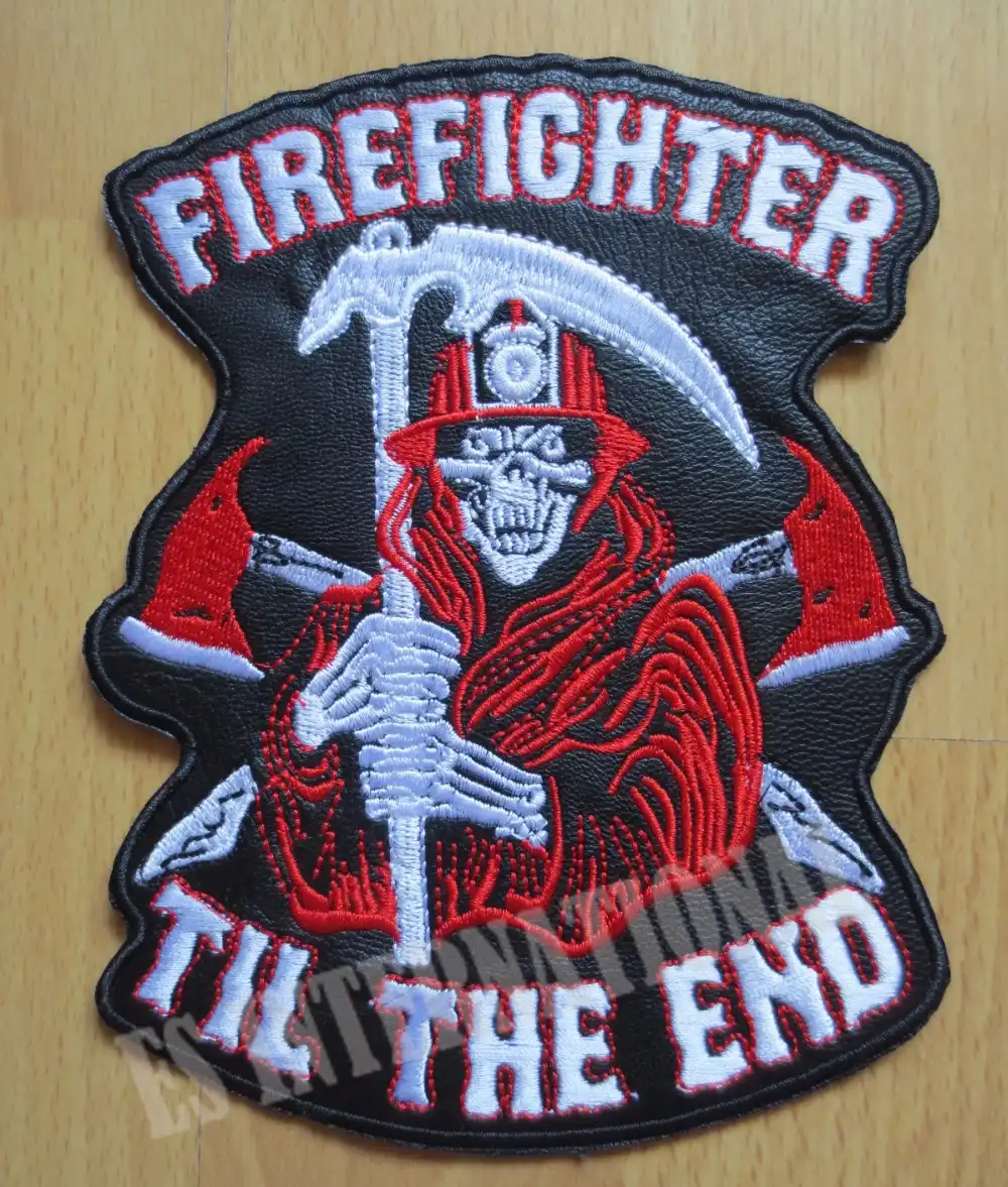 6 4 Inches Skull Reaper Firefighter Fireman Large Embroidery Patches For Jacket Motorcycle Biker 16 3cm 12 5cm Embroidery Patch Patches For Jacketspatches For Motorcycle Jackets Aliexpress