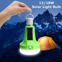 Аварийный светильник s Уличная Светодиодная лампа 12 Вт 18 Вт мини USB зарядка солнечной энергии светодиодный светильник садовая лампа Портативные лампы для рыбалки 165-265 в