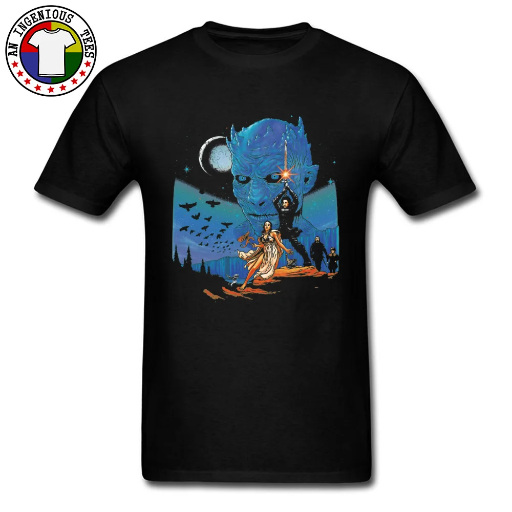 Throne Wars 6044 Dominant Short Sleeve Crazy T-Shirt 100% Cotton Round Neck Men Tees Unique Tee Shirt Fall Free Shipping Throne Wars 6044 black