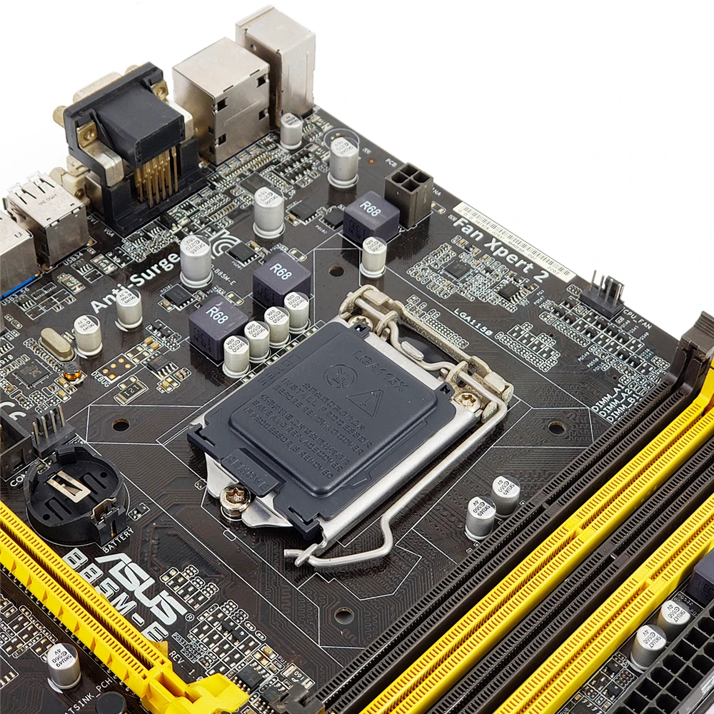 Skup Asus B85M E pulpitu płyta główna B85 LGA 1150 dla rdzeń i7 i5 i3 DDR3 32G SATA3 USB3.0 DVI HDMI Micro ATX oryginalne używane płyty głównej płyta główna