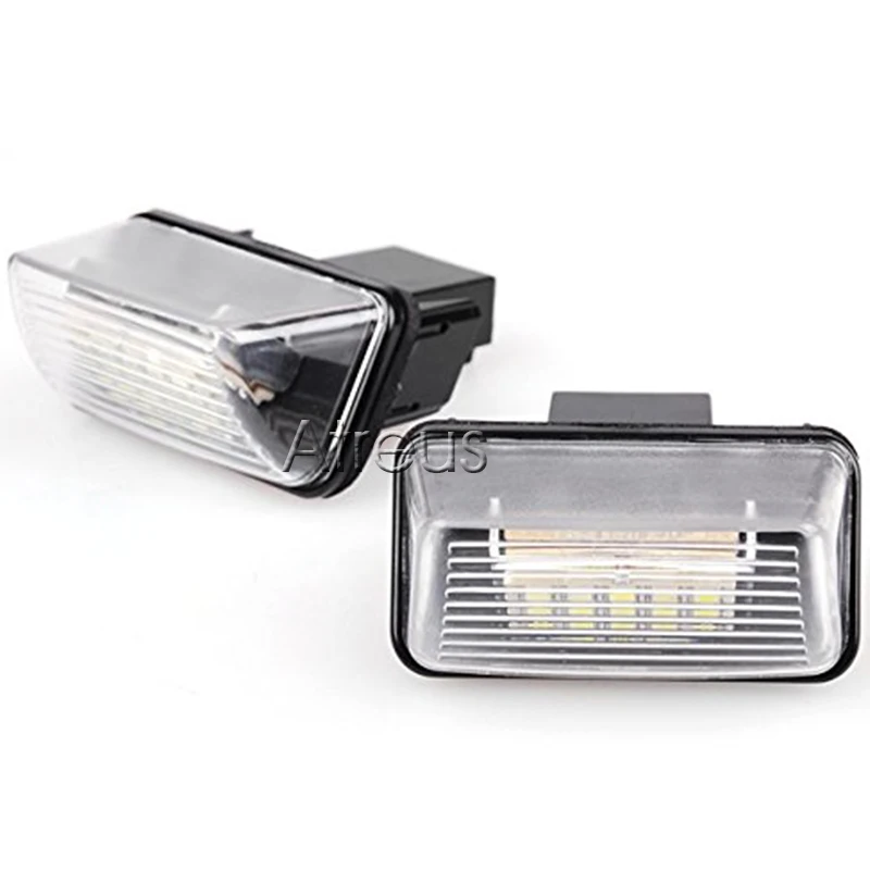 Atreus Автомобильный светодиодный номерной знак 12 В для Peugeot 307 206 207 306 308 Citroen C4 C5 C3 XSARA
