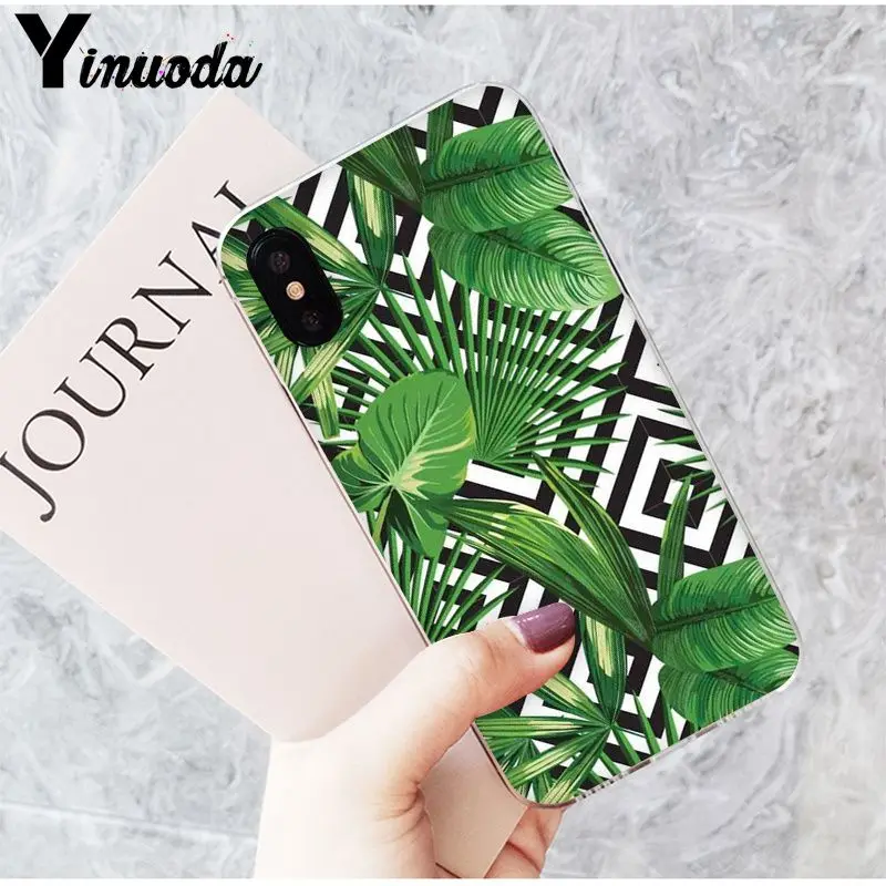 Summer Palm Leaf Banana Leaf Flowers