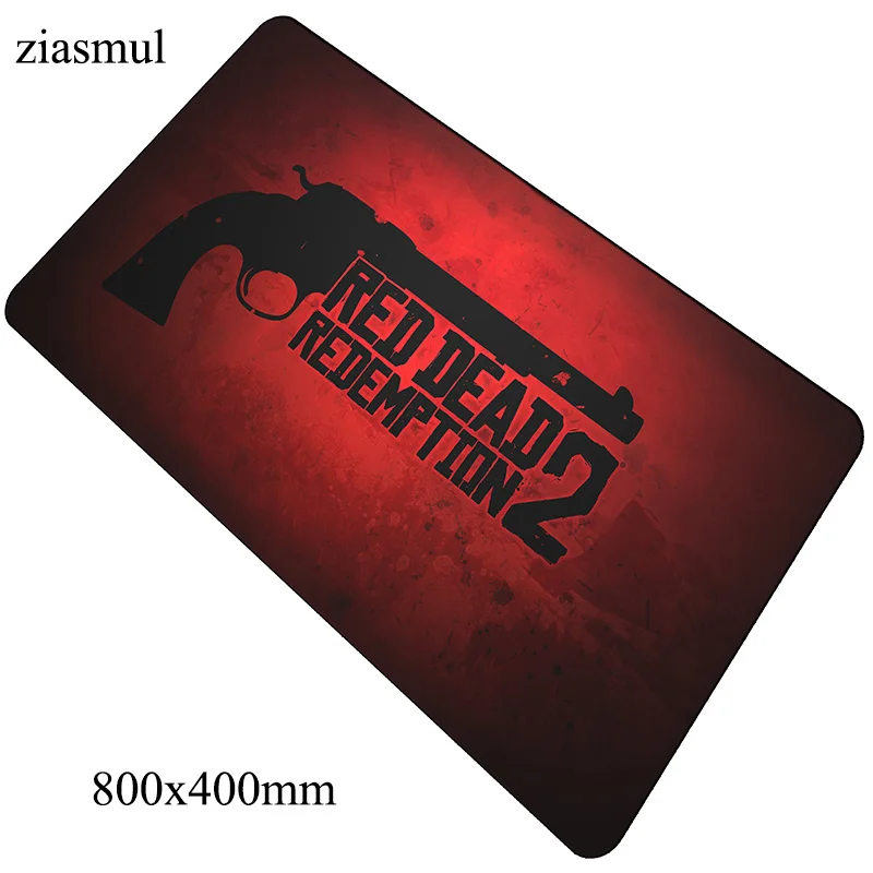 Красные изображения из фильма «red Dead Redemption» 2 padmouse 800x400x3 мм игровой коврик для мыши HD с узором коврик для мыши геймер компьютерный стол классный коврик mousemate