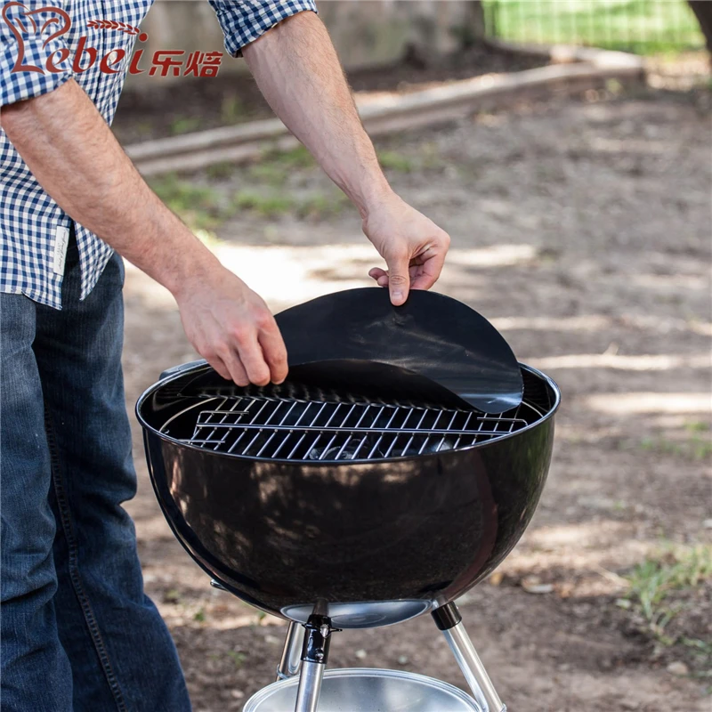 1pc/ste 40cm Round Barbecue Pads High Temperature Round Non Stick