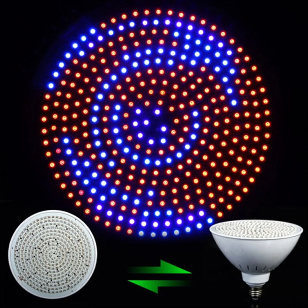 352 Leds Full spectrum 40W SMD LED Grow Light Bulb E27 Growing Lamp for