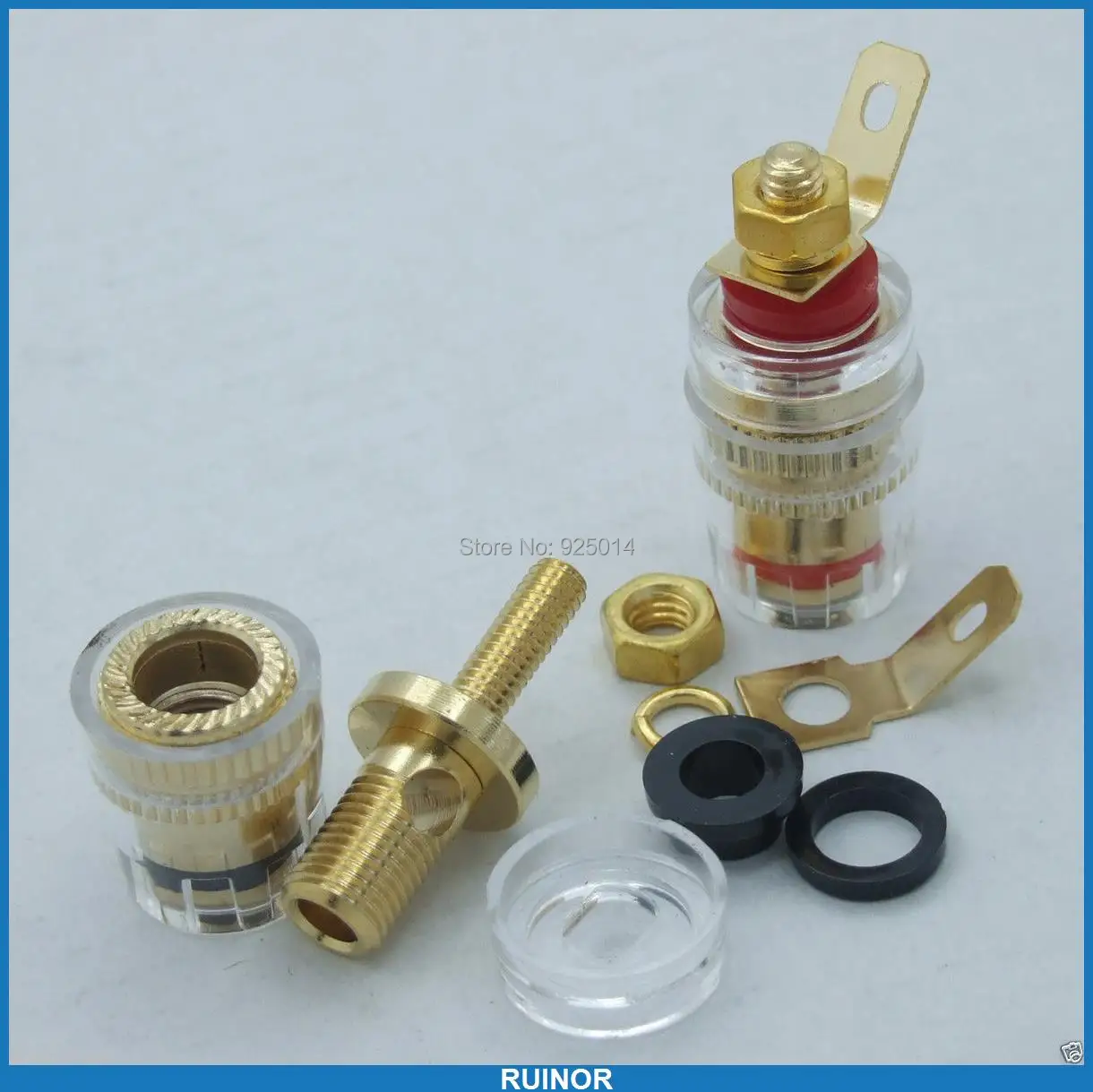 2 Deluxe Speaker Binding Post Terminals