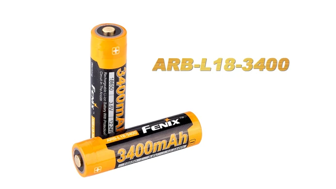 1 шт. аккумуляторная литий-ионная батарея Fenix ARB-L18-3400 3 6 V 18650 3400mAh | Лампы и освещение