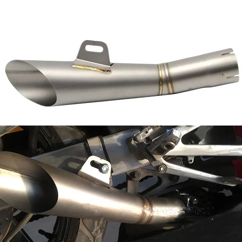 

Vehemo 51mm Silver Motorcycle Exhaust Db Killer Universal Motorcycle Pipe Scooter Refit Akrapovic Car Accessories