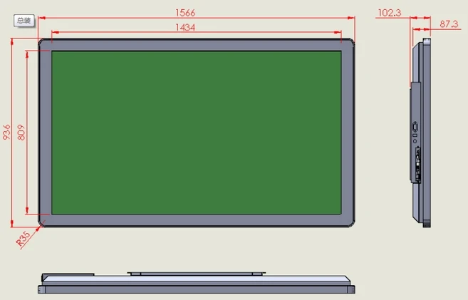 47 55 65 дюймов tft lcd 55 дюймов lcd HD обучающий сенсорный экран ПК ТВ все в одном компьютере/все в одном ПК