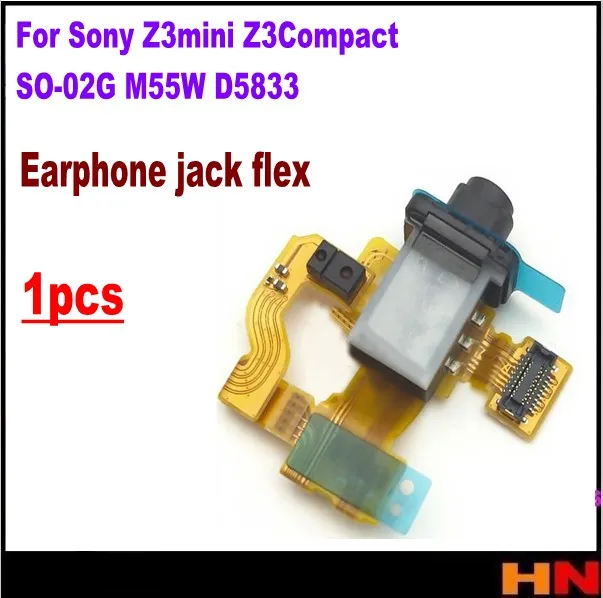 1 шт. для Sony Z3mini Z3 Compact D5833 D5803 M55W наушники гарнитура аудио Головка Разъем звуковой
