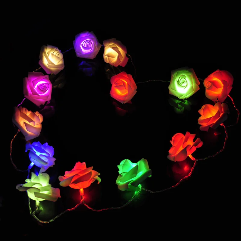 Светодиодная уличная гирлянда 10/20/30/50/6 см|rose led string|holiday lightsled string fairy |