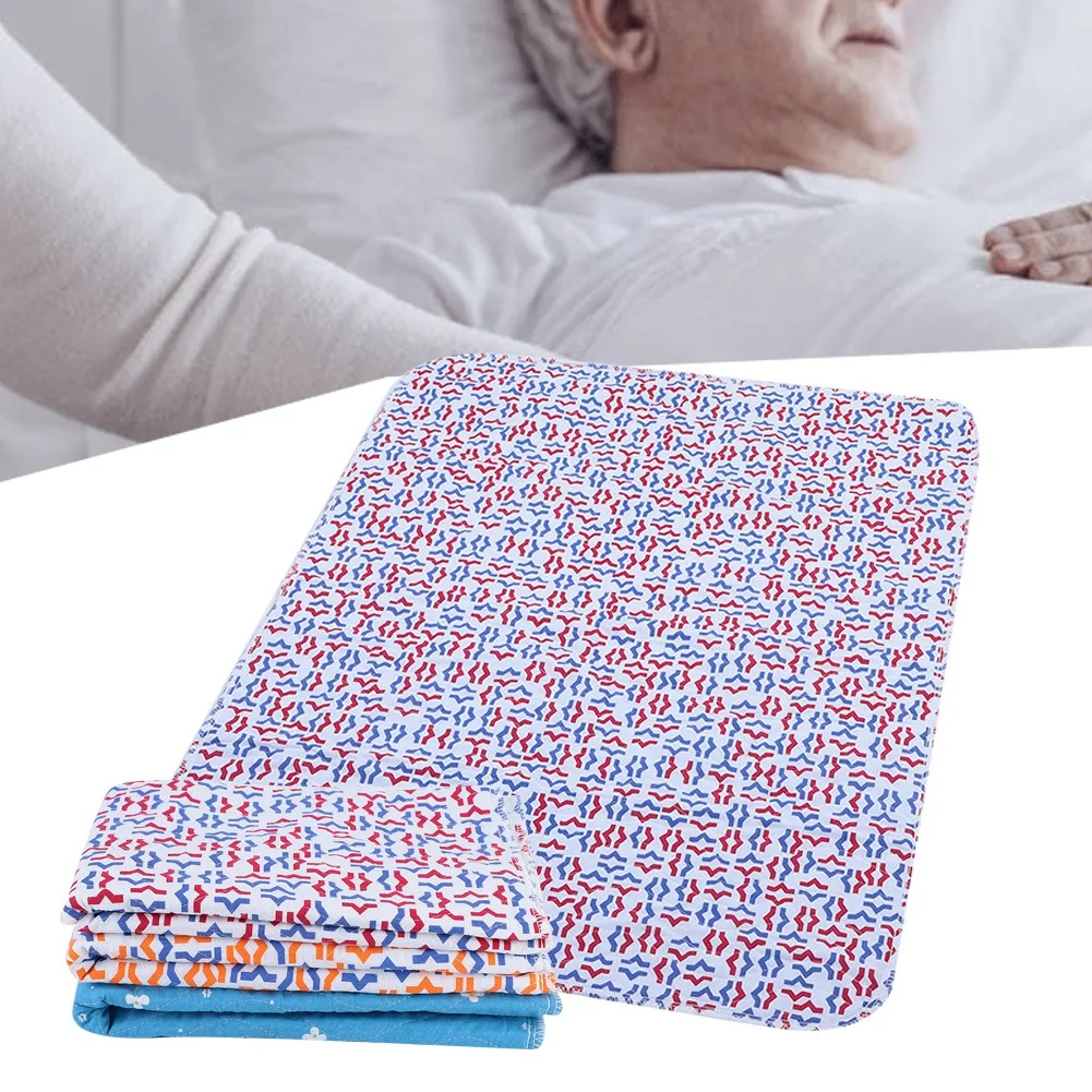 Четырехслойные противоскользящие подушечки для взрослых, Моющиеся Многоразовые подушечки для пожилых людей, личная забота о здоровье