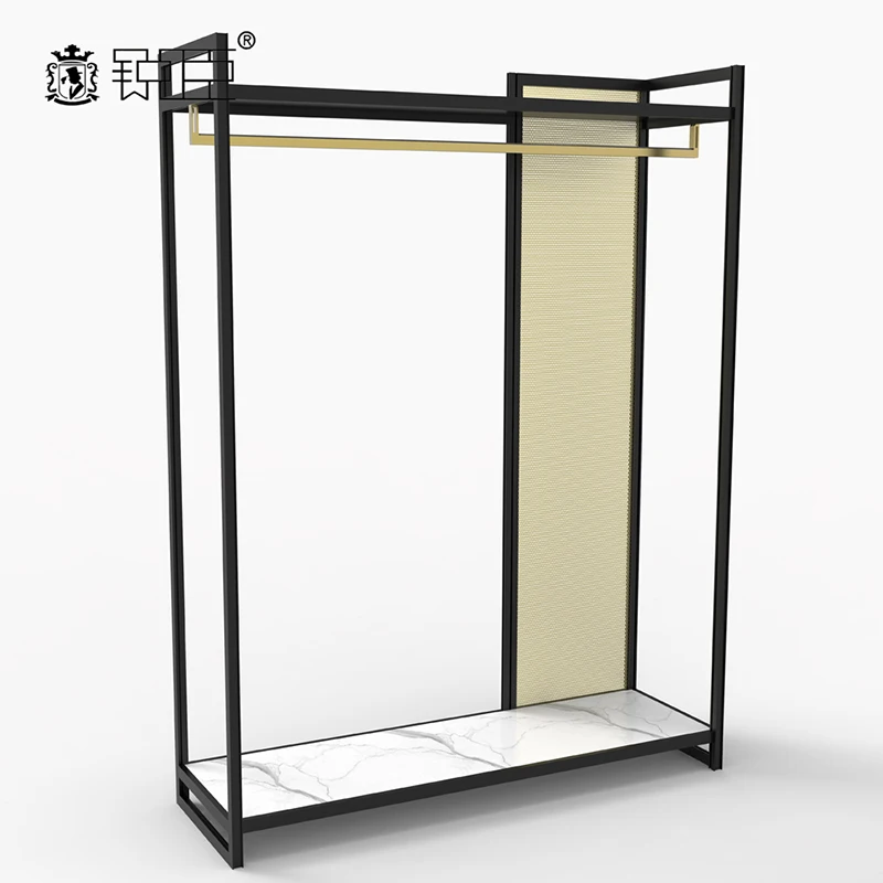 

clothing shelves 2 tiers marbled finish Multi-Function stands display MD05