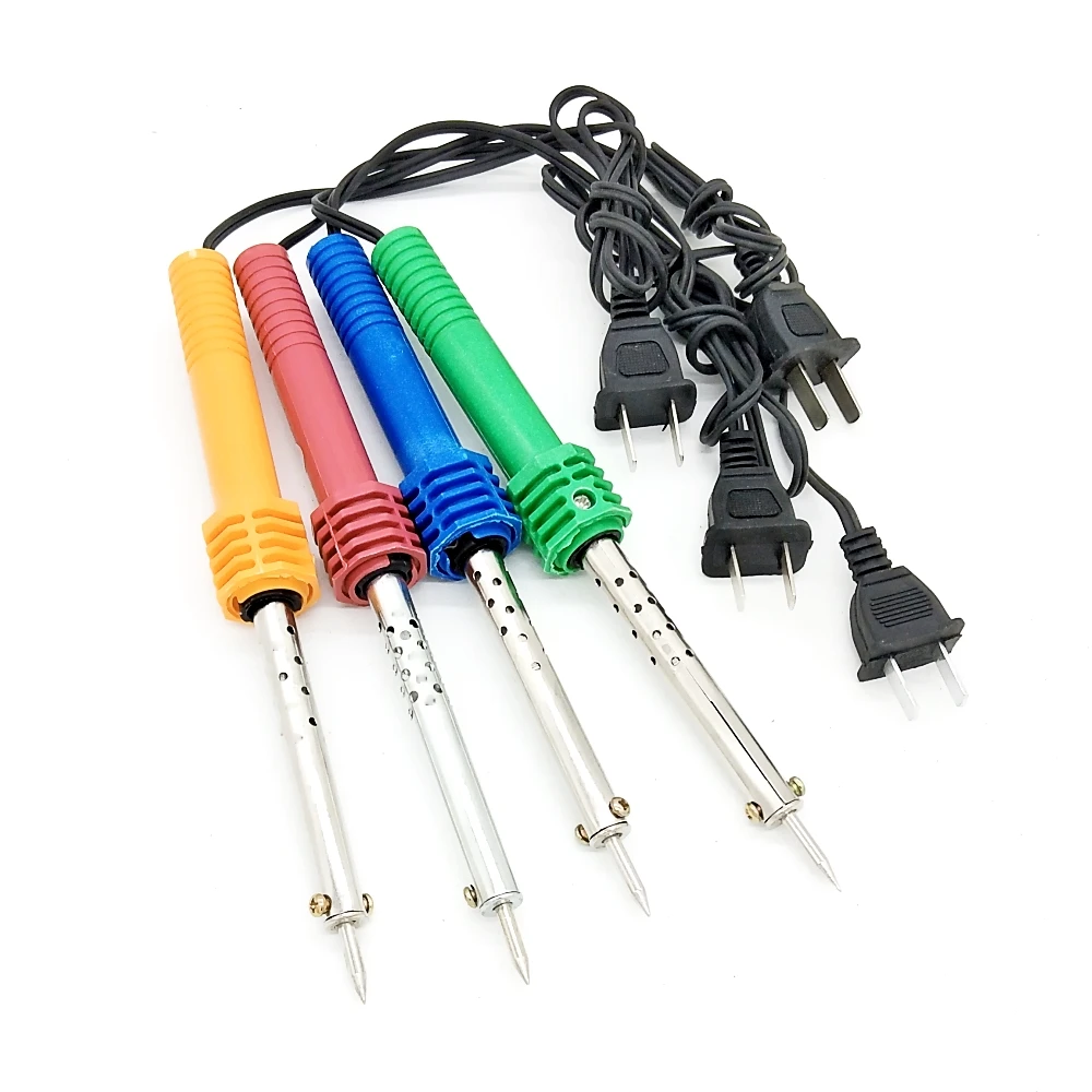 

1pcs 40W Electric Soldering Iron External Heated Soldering Iron Hand Welding Solder Tool Kit Color random