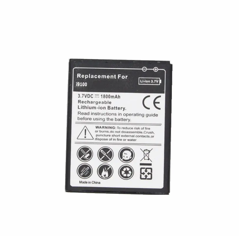 Сменный аккумулятор Ciszean 1x1800 мАч для Samsung galaxy S2 II I9100 EB F1A2GBU I9103 I9108 I9188 I9050 i777|battery for