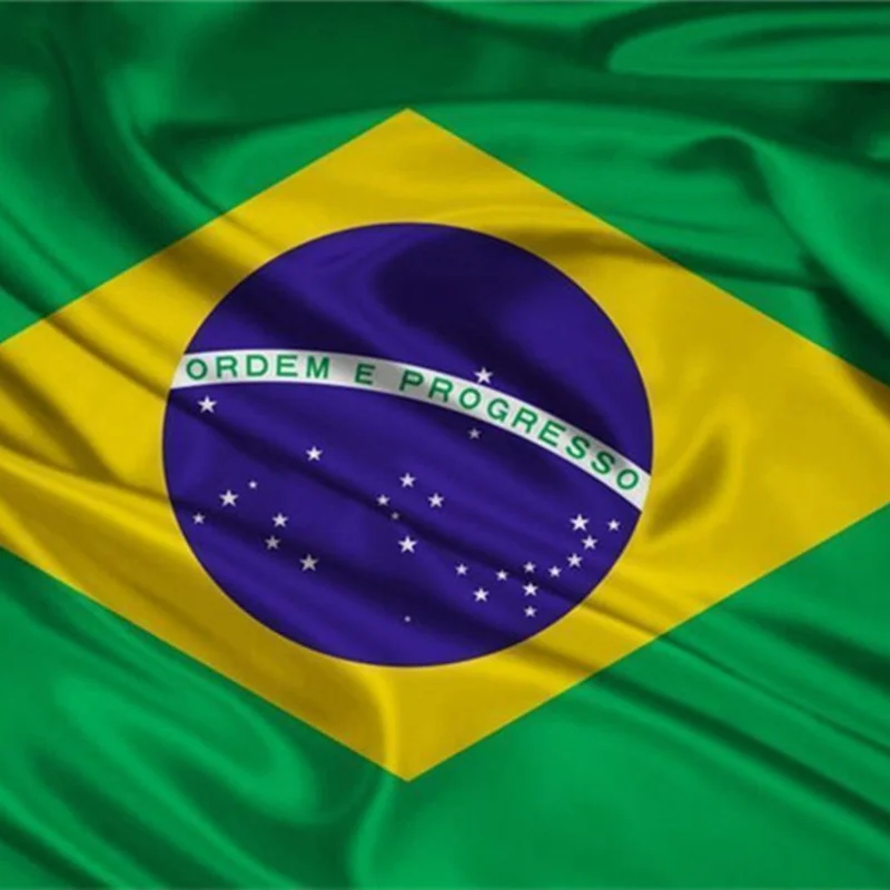 Бразильский флаг 3x5 футов 90x150 см баннеры. Бразильский баннер, флаг
