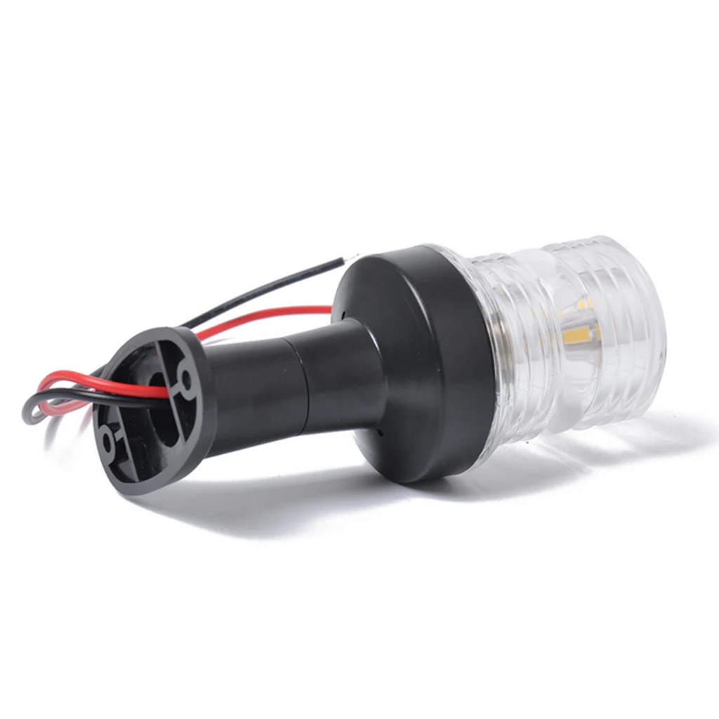 12V DC 2,5 W ABS пластиковый лодочный светильник s Морская Лодка Яхта навигационный якорь светодиодный Круглый 360 ° светильник чистый белый 250LM