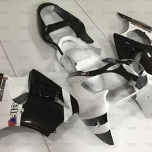 636 ZX-6r 2000-2002 обтекателя ZX6r 636 2001 обтекатель ниндзя ZX-6r 2002 белый черные кузовные комплекты
