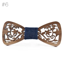 Креативный деревянный галстук-бабочка галстук деловой мужской галстук ручной работы галстук вечерние аксессуары