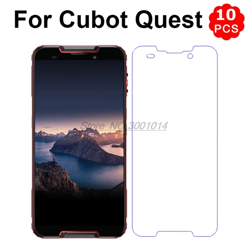 10 шт., закаленное стекло для Cubot Quest, защита экрана 9 H, Защитная пленка для смартфона, Передняя ЖК-пленка для Cubot Quest, чехол, крышка
