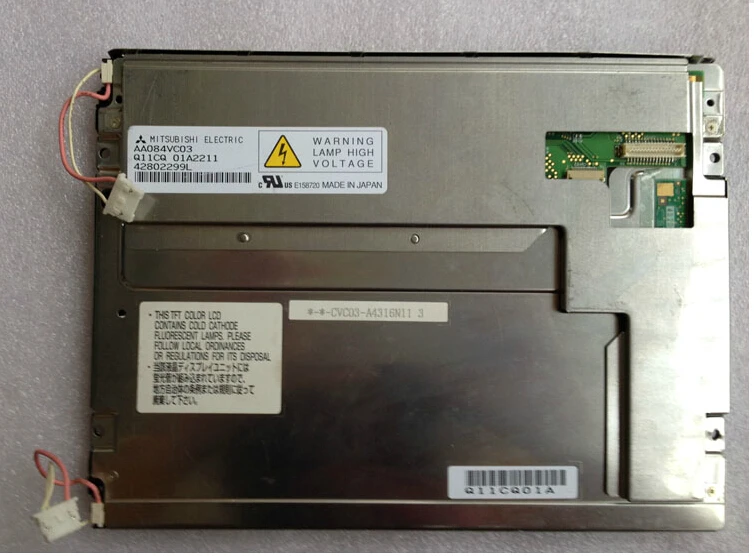 

8.4 inch AA084VC03 AA084VC05 industrial control screen can be equipped with touch and driver board
