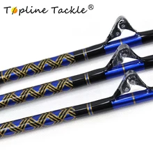 2018 TopLine Tackle FX80130 Fishing straight butt nylon butt fishing trolling jigging rod nylon butt 80-130lbs match game rod 