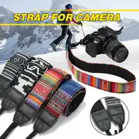 Народный стиль SLR DSLR камера ремешок на шею, через плечо ремень Винтаж для Canon/Nikon/sony прочный хлопок Yard регулируемые пряжки 141 см