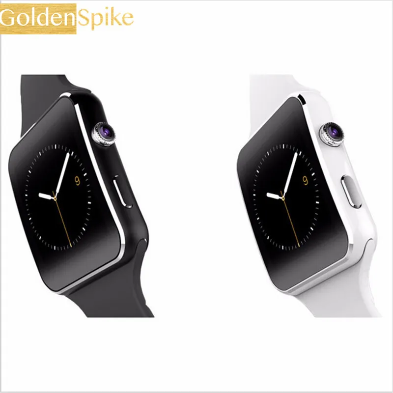 Модные часы Smart Watch X6 женские и мужские изогнутые Экран Bluetooth умные для iPhone Android