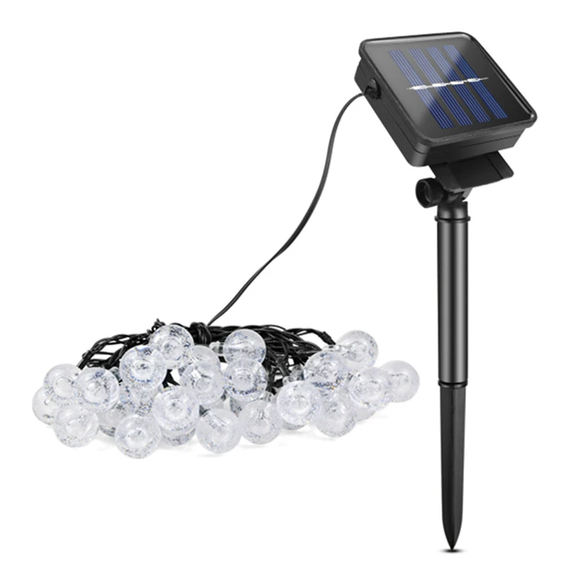 solar security light with motion sensor NEW 20/30/50 LED Crystal ball LED Solar Lamp Power LED String Fairy Lights Solar Garlands Garden Christmas Decor For Outdoor solar powered string lights