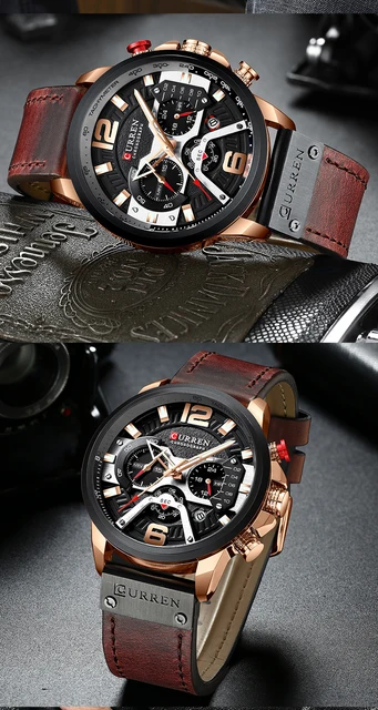2019 Top marka CURREN modne męskie zegarki wojskowy skórzany wodoodporny kwarcowy zegarek męski Sport chronograf Relogio Masculino tanie tanio QUARTZ Klamra 3Bar Stop 24cm 14mm 24mm Okrągły Kwarcowe Zegarki Na Rękę Skóra Kompletna kalendarz Odporne na wodę 2019 Top marka CURREN modne męskie zegarki wojskowy skórzany wodoodporny kwarcowy zegarek męski Sport chronograf Relogio Masculino tanie tanio QUARTZ Klamra 3Bar Stop 24cm 14mm 24mm Okrągły Kwarcowe Zegarki Na Rękę Skóra Kompletna kalendarz Odporne na wodę