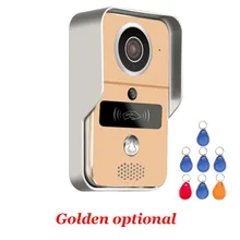 Smart 720 p hogar wifi desbloqueo videoportero intercom timbre inalámbrico timbre de la cámara visor mirilla 220 v ios android