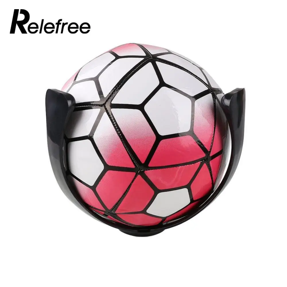 1 قطع Relefree كرة قدم بلاستيكية الكرة مخلب جدار جبل سلة حامل الكرة كرة القدم تخزين رف كرة القدم حامل تخزين حامل