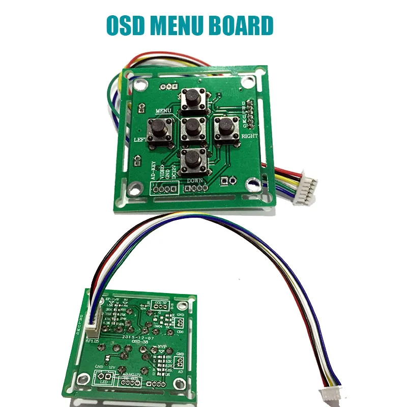 OSD меню доска 6 контактов для камеры видеонаблюдения модуль AHD камера Модуль аналоговой камеры OSD меню доска