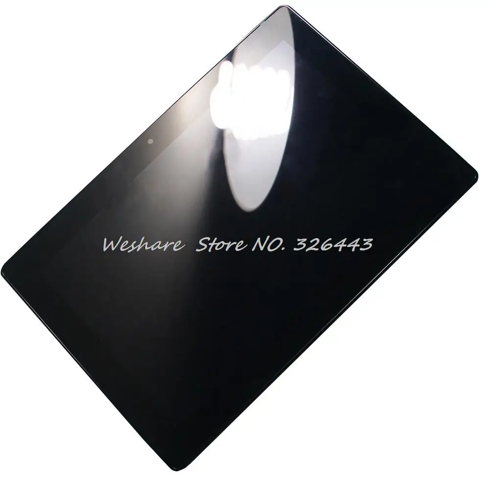

10.1 inch Assembly with Frame OEM Compatible with Lenovo IdeaTab S6000 LCD Display + Touch Screen Panel Replacement