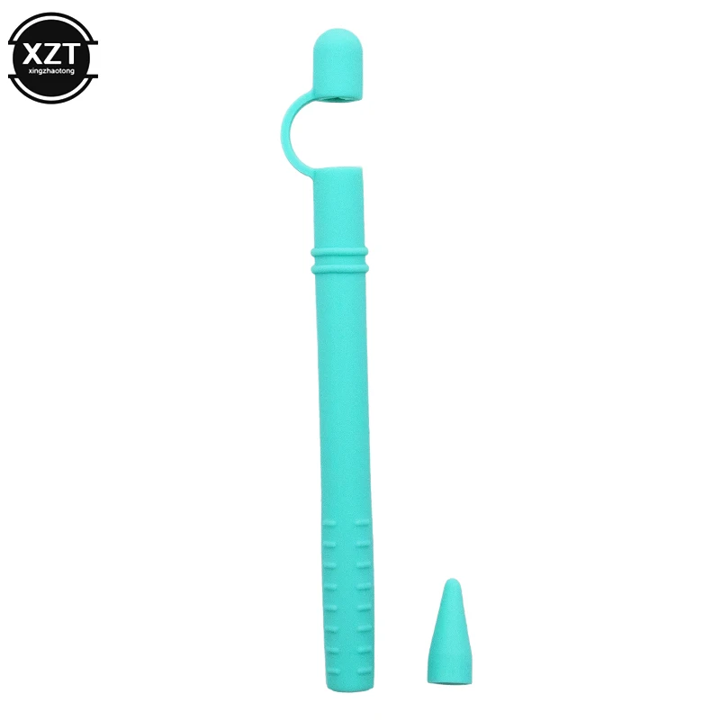 Colorful Soft Silicone Compatible For Apple Pencil Case Compatible For iPad Tablet Touch Pen Stylus Protective Sleeve Cover