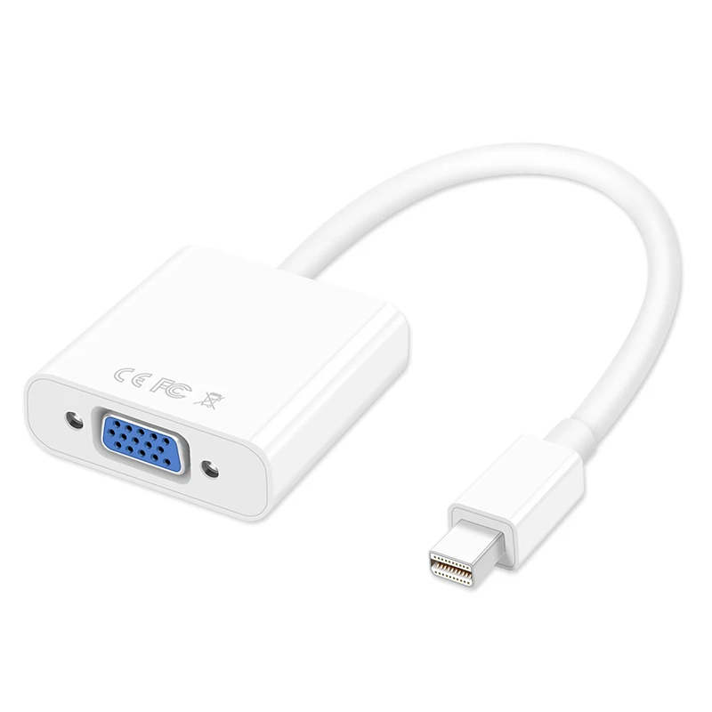 

Mini DP To VGA Video Adapter 1080p Thunderbolt DisplayPort To VGA Cables for Apple Macbook Pro Air Projector DP VGA Audio Cable