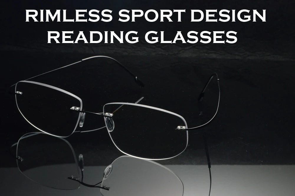 

CLARA VIDA NEW DESIGN MEN WOMEN RIMLESS COOL READING GLASSES +1 +1.5 +2 +2.5 +3 +3.5 +4