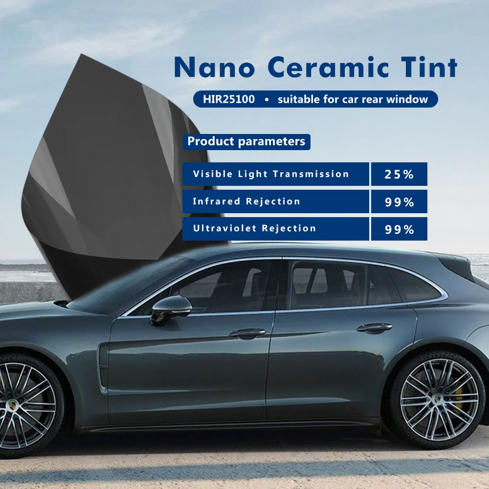 1 52m15m 25 Vlt Heat Insulation Hot Nano Ceramic Tint Car Window