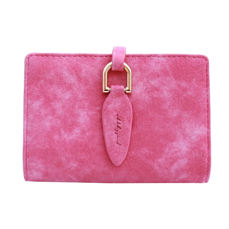 OCARDIAN Fashion Women Mini Credit Card Holder Leather Leaves Hasp Bank Card Bag Dropship - Цвет: D