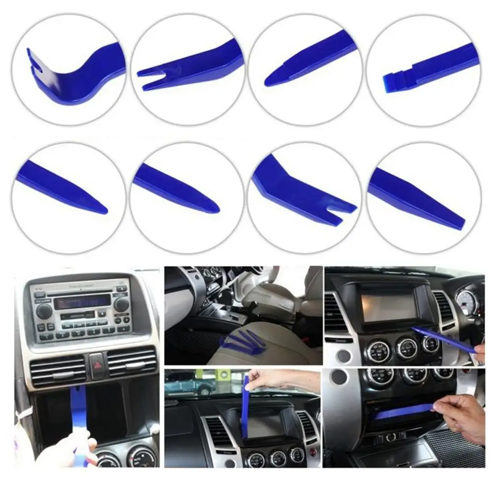 Professional and Practical 7Pcs Auto Car Dash Trim Door Panel Audio Stereo GPS Install Removal Open