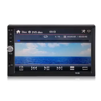 

Player Camera AUX/USB/FM 2 Radio Touch Stereo Double MP5 Din 7'' Bluetooth Car