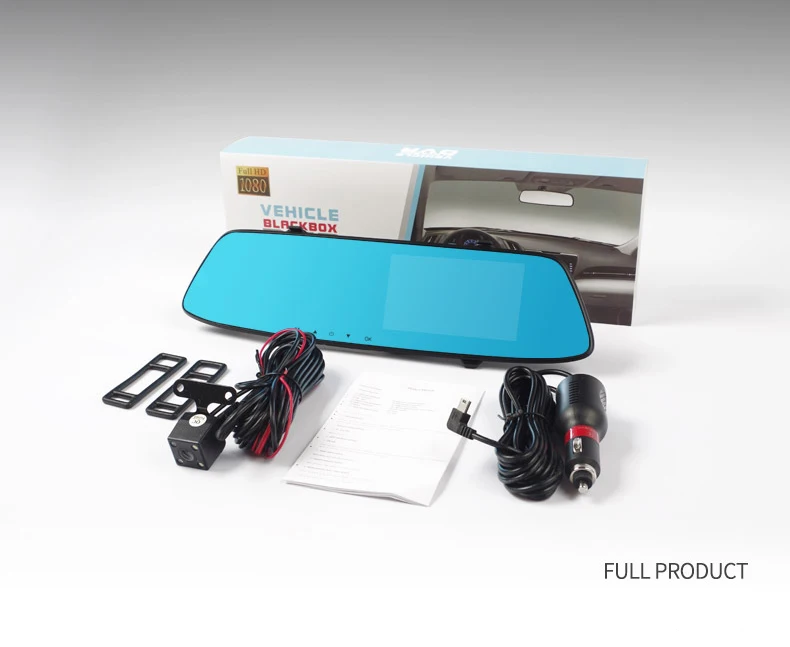 Car Dvr 4.3 inch Touch car rearview mirror 1080P Full IPS 1080p car driving video recorder camera car reverse image dual lens Car Dvr 4.3 inch Touch car rearview mirror 1080P Full IPS 1080p car driving video recorder camera car reverse image dual lens