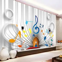 Ручная роспись Павлин 3D настенная роспись настенная бумага декоративные обои для стены обустройство дома 3D обои Гостиная