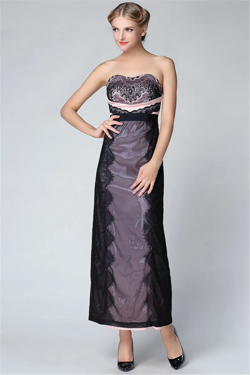 دائم سحر النساء حزب فساتين Hanya الدانتيل ماكسي اللباس ، حزب اللباس ، التشجيع اللباس