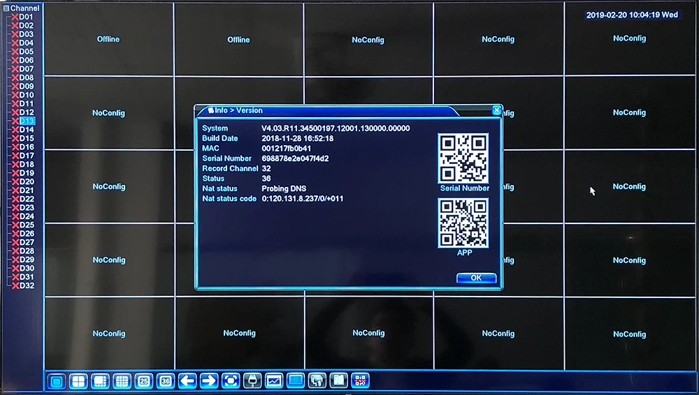 H.265 CCTV NVR 32CH 1080 P/25Ch 5MP/8Ch 8MP NVR ONVIF P2P облачная поддержка 2HDD MAX 8 ТБ 32Ch сетевой видеорегистратор безопасности