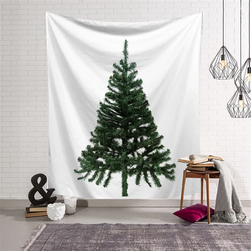 Полиэстеровая Рождественская елка настенный гобелен, ковер коврик для йоги 150*150 см настенный арт большой Мандала настенный гобелен в стиле бохо
